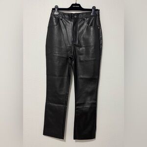 Steve Madden Vegan Leather Pants in Black NWT